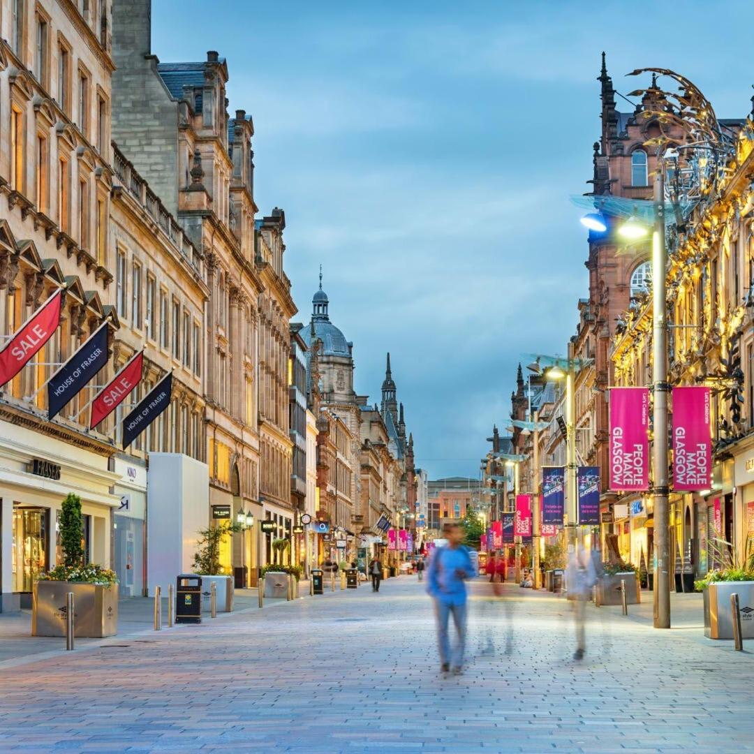 Cosy 1 Bed With Parking In City Centre Daire Glasgow Dış mekan fotoğraf